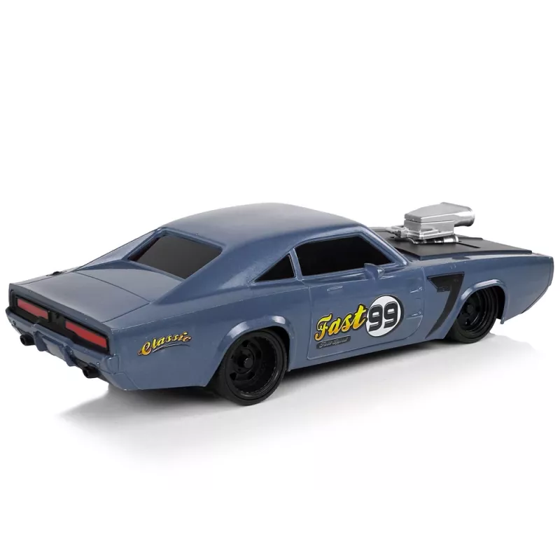 LEAN TOYS Coche R/C deportivo Sticker 1:20 gris mando