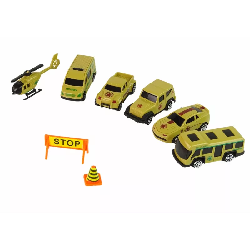LEAN TOYS Grúa con Motor de Resorte y Maletín para Coches Verdes