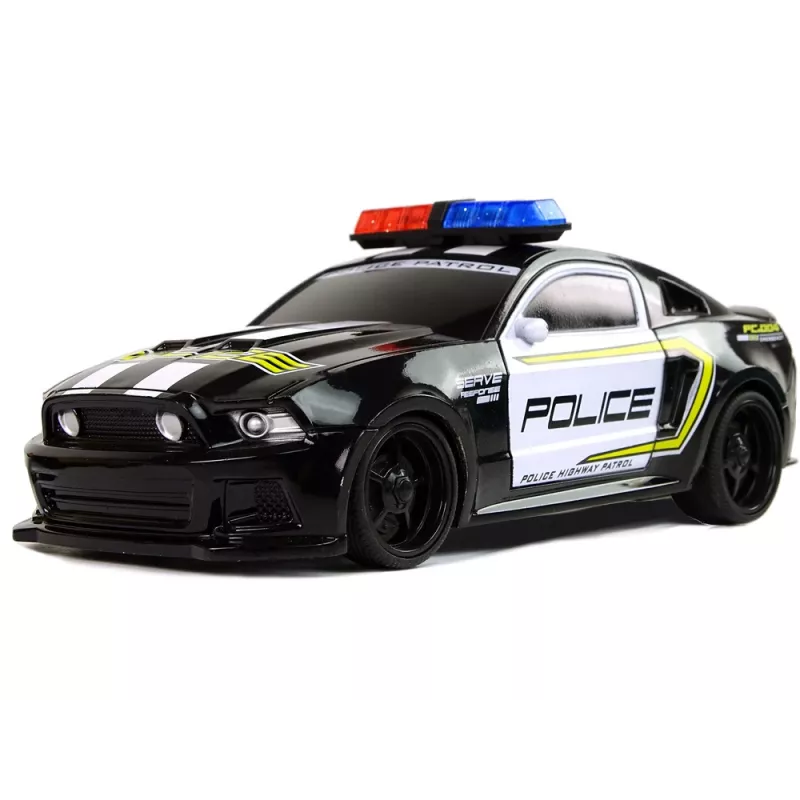 LEAN TOYS Coches R/C Police Pursuit Patrol amarillo coche deportivo mandos
