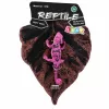 LEAN TOYS Figura de goma de camaleón extensible realista reptil lila 14 cm
