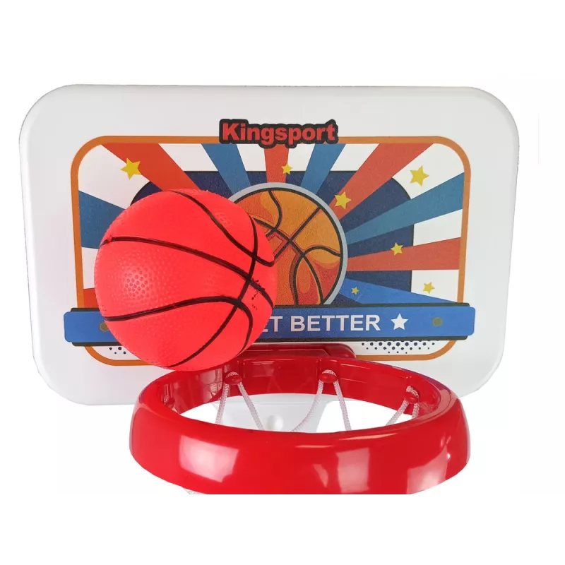 LEAN TOYS Set de baloncesto infantil juego en equipo 125 cm