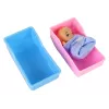 LEAN TOYS Médico de Muñecas Infantil Pelo Largo Accesorios