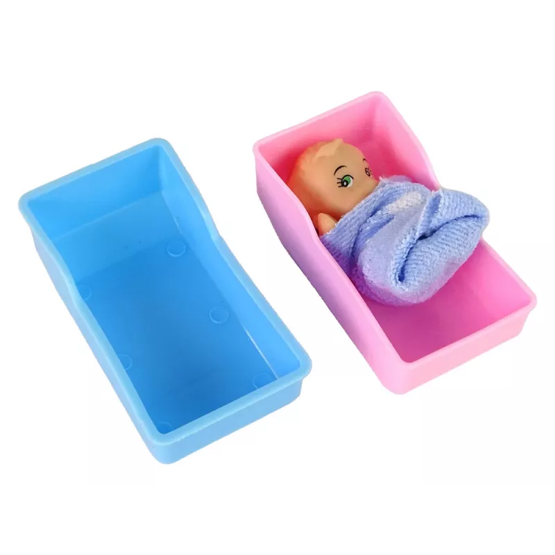 LEAN TOYS Médico de Muñecas Infantil Pelo Largo Accesorios
