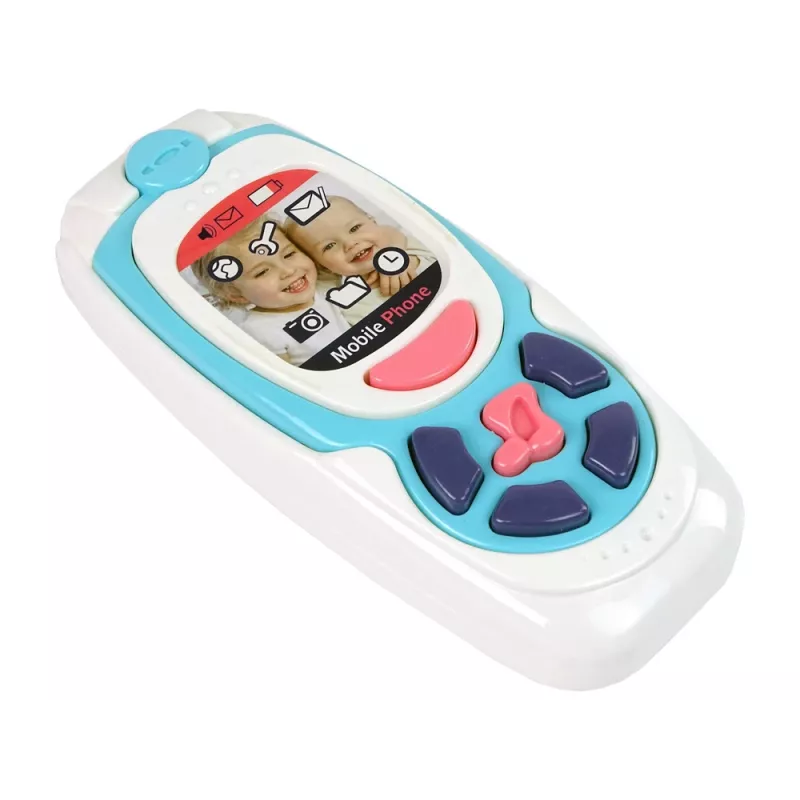LEAN TOYS Móvil de aprendizaje infantil Melody Azul