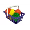 LEAN TOYS Caja registradora infantil con cesta de verduras