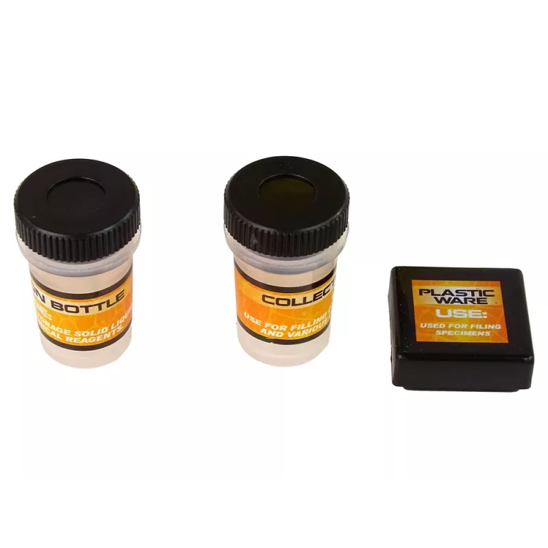 LEAN TOYS Microscopio infantil set educativo amarillo