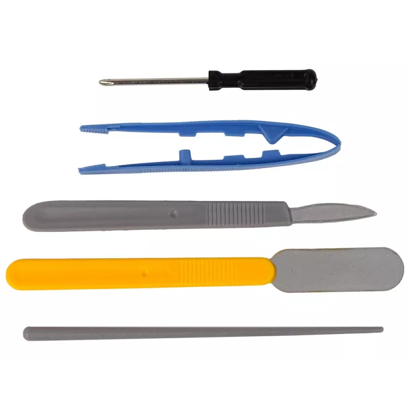 LEAN TOYS Microscopio infantil set educativo amarillo