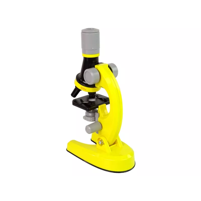 LEAN TOYS Microscopio infantil set educativo amarillo