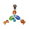 LEAN TOYS Móvil infantil con pinza animal portátil