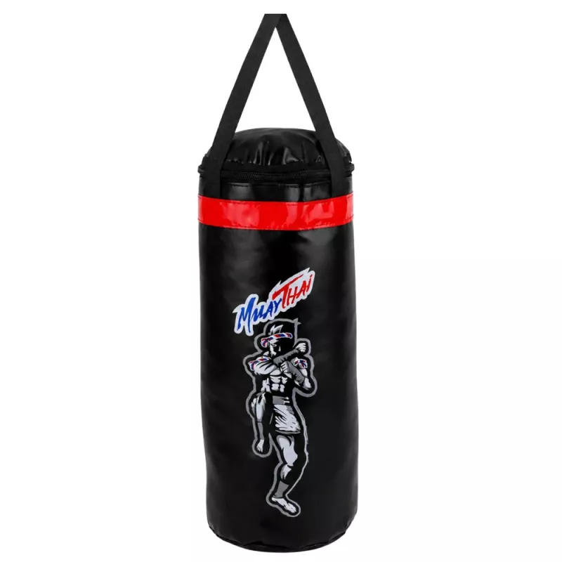 LEAN TOYS Set de saco de boxeo infantil MUAY THAI guantes 55x17cm M