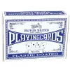Baraja de cartas clásica LEAN TOYS con recubrimiento de plástico azul - tamaño póker, 54 cartas, resistente a salpicaduras