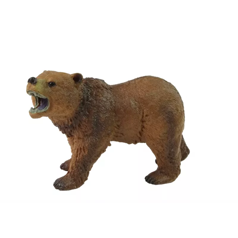 LEAN TOYS Figura de colección oso pardo animales del mundo