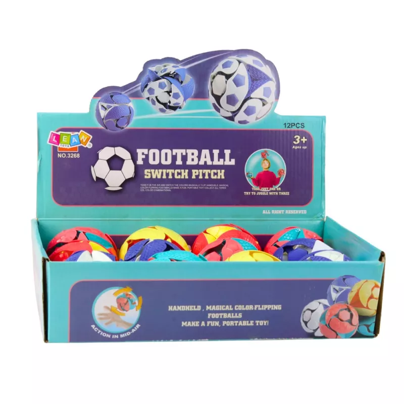 LEAN TOYS Pelota malabares LED con cambio de color 8 cm Multicolor