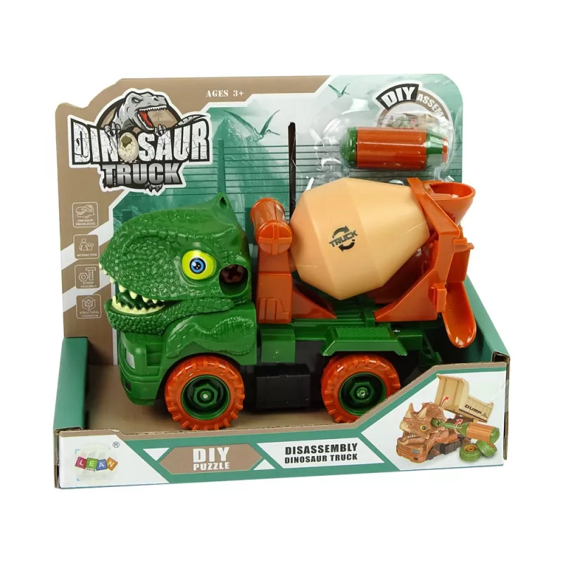 LEAN TOYS Hormigonera dinosaurio Unwrecker accesorio verde