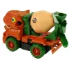 LEAN TOYS Hormigonera dinosaurio Unwrecker accesorio naranja