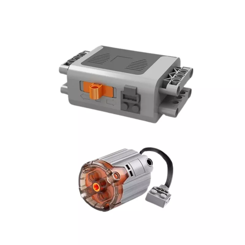 LEAN TOYS Pista de bolas de bloques de construcción con motor eléctrico 2520 piezas