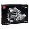 LEAN TOYS Bloques de construcción Coche motor V8 transmisión 2024 el.