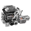 LEAN TOYS Bloques de construcción Coche motor V8 transmisión 2024 el.