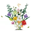 LEAN TOYS Bloques ramo decorativo de flores de colores 836 piezas