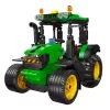 LEAN TOYS Bloques de construcción Tractor agrícola verde 304 piezas