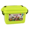 LEAN TOYS Bloques de flores Jardín floral multicolor en caja 73 uds.