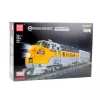 LEAN TOYS set de bloques de construcción - tren teledirigido gris/amarillo (1.751 piezas)