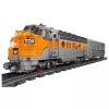 LEAN TOYS set de bloques de construcción - tren teledirigido gris/amarillo (1.751 piezas)