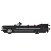 LEAN TOYS Bloques de construcción Coche clásico descapotable Cadi-Elrado Negro 1324 piezas