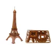 LEAN TOYS Grúa de construcción con mando a distancia kit de construcción Torre Eiffel de 90 cm de alto