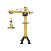 LEAN TOYS Grúa de construcción con mando a distancia kit de construcción Torre Eiffel de 90 cm de alto