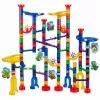 LEAN TOYS juego de construcción pista de bolas túnel dinosaurios de colores 192 piezas
