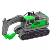 LEAN TOYS Vehículo de construcción excavadora cargadora bulldozer verde Drive Mix