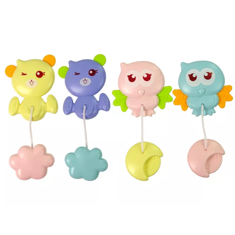 LEAN TOYS Carrusel de cuna proyector Pilot melodías sonidos de animales azul