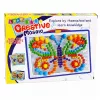 Set creativo puzzle de mosaico con botones chinchetas de seta LEAN TOYS maletín 300 uds.