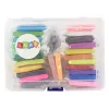 LEAN TOYS Set creativo plastilina pasta de modelar 24 colores accesorios