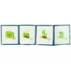 LEAN TOYS Bloques de madera creativos espaciales puzzle 3D rana