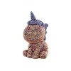 LEAN TOYS Kit creativo unicornio DIY diamantes cristales marrón