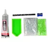 LEAN TOYS Kit creativo unicornio DIY diamantes cristales verde