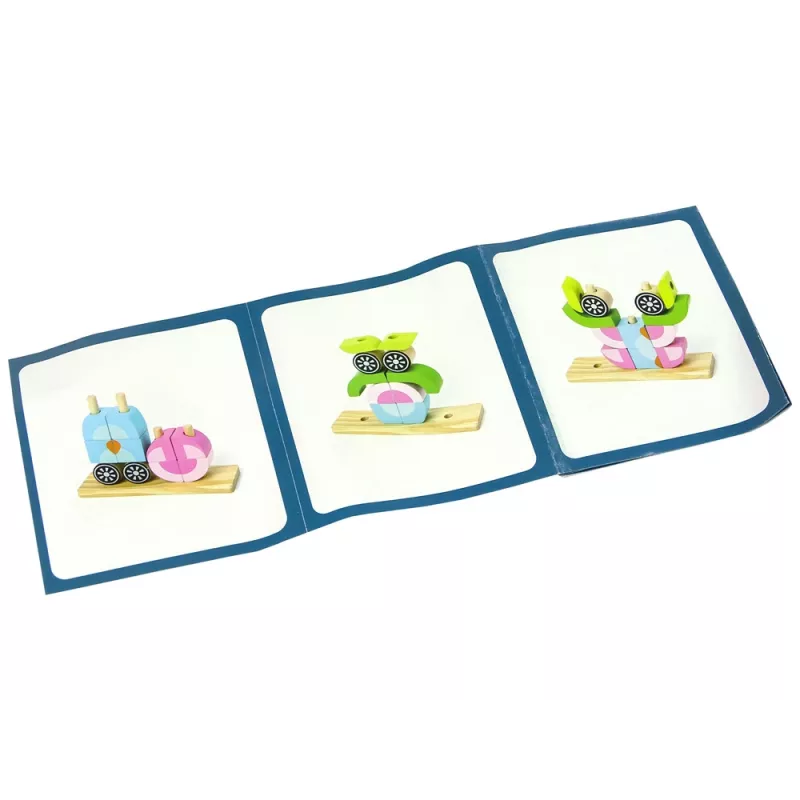 LEAN TOYS Puzzle de madera creativo espacial búho 3D