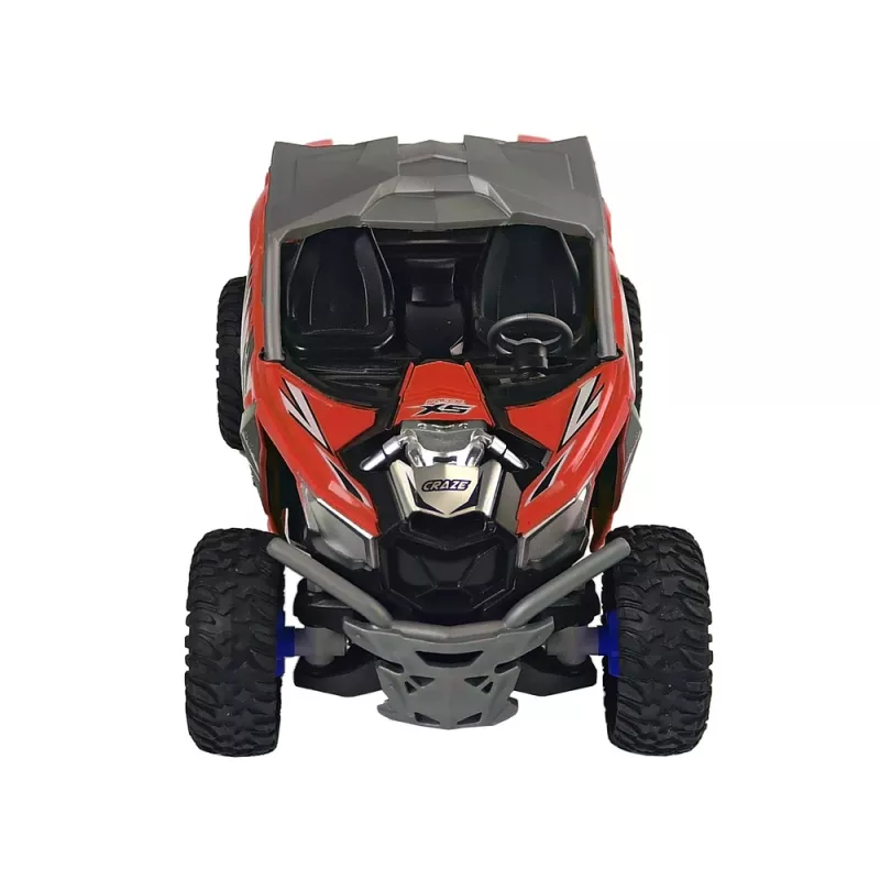LEAN TOYS Coche teledirigido todoterreno cross country 27 MHz rojo