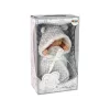 LEAN TOYS Muñeca bebé adorable gris Cocard