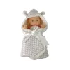 LEAN TOYS Muñeca bebé adorable gris Cocard