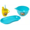 LEAN TOYS Set de dentista para perros, pequeño maletín de médico. Cepillo de dientes. Pasta de dientes de juguete.