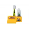 LEAN TOYS Set de dentista para perros, pequeño maletín de médico. Cepillo de dientes. Pasta de dientes de juguete.