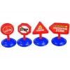 LEAN TOYS Tren desmontable con herramientas de trabajo y figuras