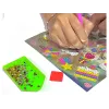 LEAN TOYS Set de pegatinas de bordado de diamantes Animales Jardín Arcoíris Mosaico