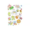 LEAN TOYS Set de pegatinas de bordado de diamantes Animales Jardín Arcoíris Mosaico