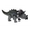 LEAN TOYS Dinosaurio a pilas Triceratops gris