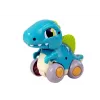 LEAN TOYS Dinosaurio sobre ruedas figura azul