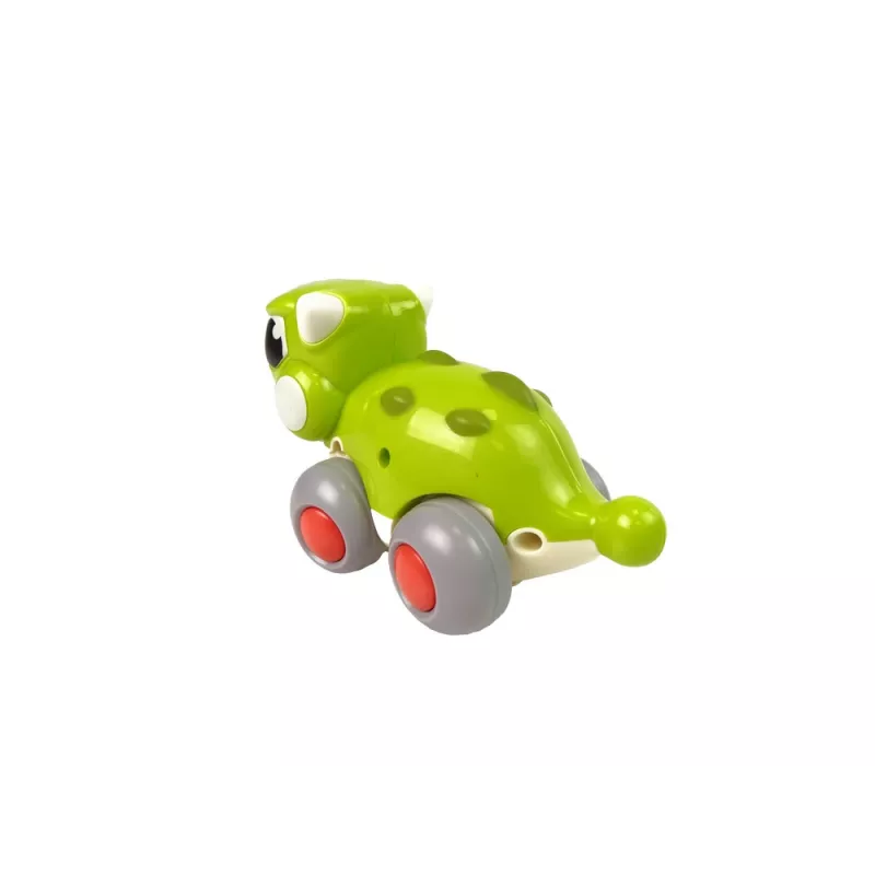 LEAN TOYS Dinosaurio sobre ruedas figura verde